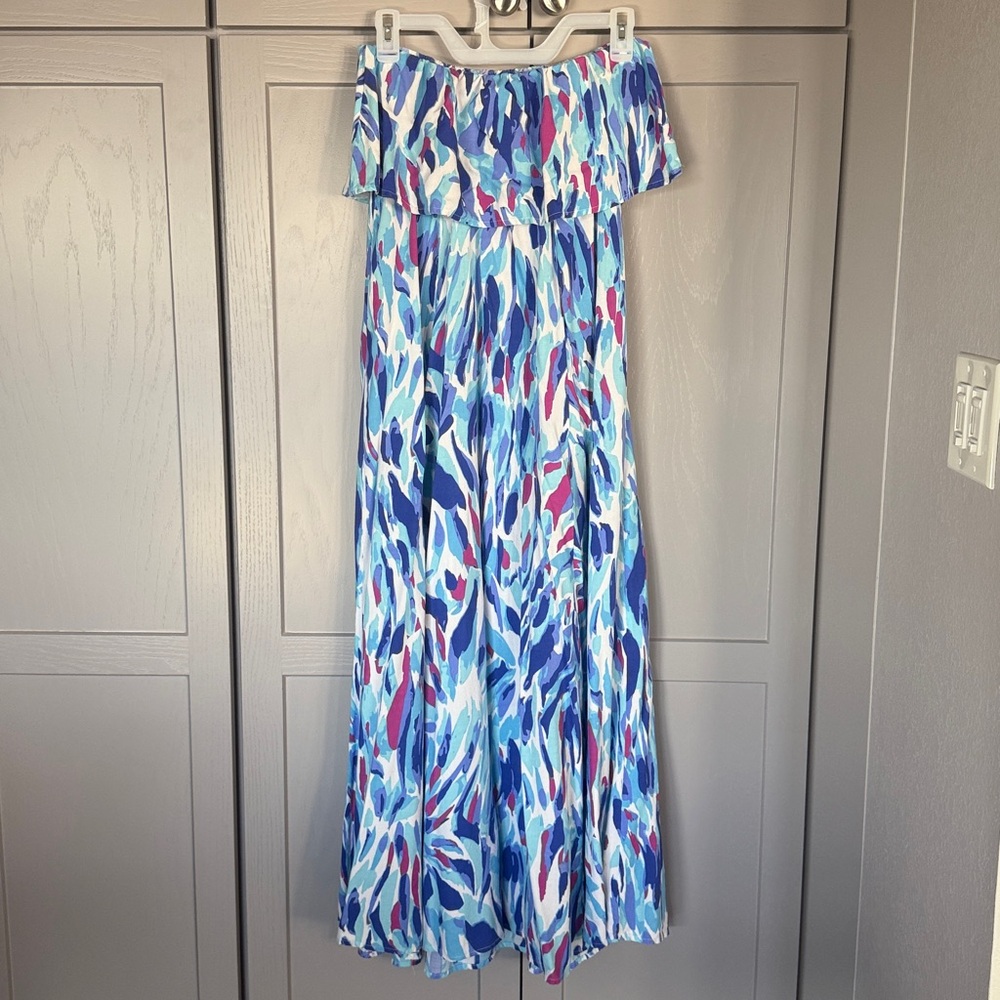 Strapless maxi dress - Picture 6 of 10